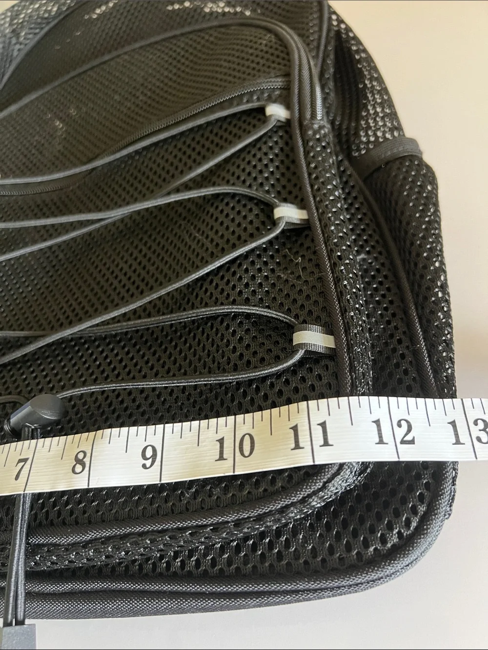Black Mesh Casual Men's Backpack - Durable Everyday Bag